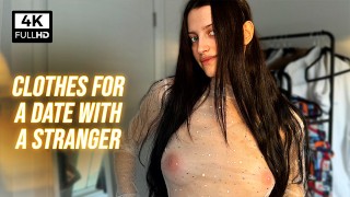 Teen Luna picks out clothes for a date with a Stranger - sexy enough?