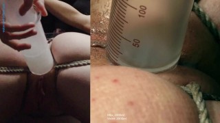 蒙眼灌肠比赛第 2 部分，共 3 部分