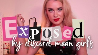 Exposed 在 Discord 服务器上 调教 卑鄙 女孩 羞辱 任务 JOI POV