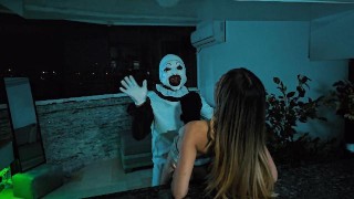 Terrifier 在万圣节之夜乱搞 Natalia Alvarado