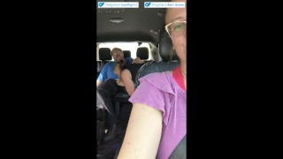 Cuckquean Chauffeur - Driving My Husband While He Fucks Another Girl In The Back