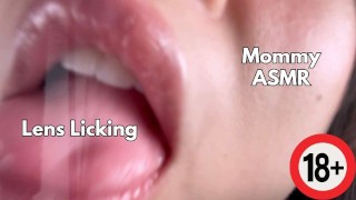 Cheating on GF w/ Hot Asian Mommy -ASMR Lens Licking- Kimmy Kalani