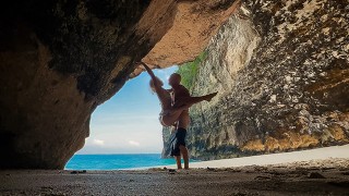 海滩狂野性爱 |在美丽的海滩上用你炽热的精子掩盖我