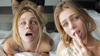 她的高潮是惊人的 - 疯狂的Blonde有翻白眼的高潮