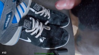 黑色 nike janoski max 上的 12 次射精
