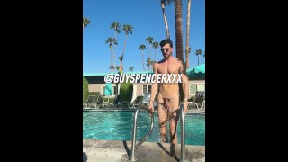Nude Resort Boner in pool（泳池裸体度假酒店）