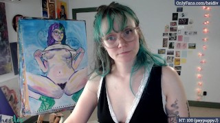 张开双腿绘画展：澳大利亚艺术家