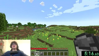 Speedrun在Minecraft中寻找牛奶