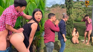 当我们被她的未婚夫和她爸爸抓住时，我操了牧场主S的女儿
