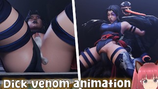 Venom 乱搞 Psylocke 并让她怀上共生体（Bewix 动画）- Jazziuu