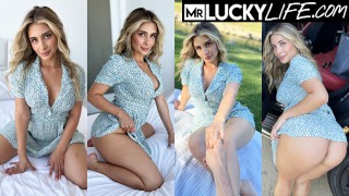 与Busty Blondie Tru Kait在Paradise野餐