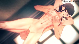 MAKI Oze 从后面性交 Hentai FIRE FORCE 未经审查