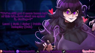 [F4A键]顺从的哥特女友在深夜坐飞机时骑你~ |淫秽音频