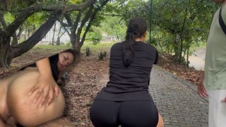 MILF ATRAPADA CHEATING EN ESPACIO PÚBLICO CON ENTRENADOR PERSONAL