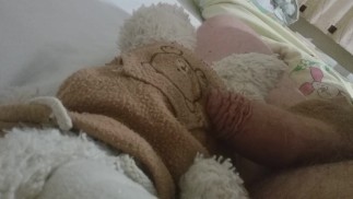 Giving 我的 ted 洗个澡