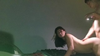My step cousin told me I wanted to appear in a porn video for my channel on pornhub in the middle of