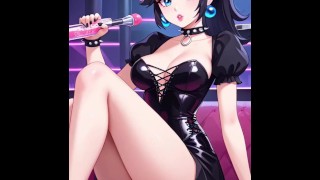 哥特公主炫耀她的新衣服
