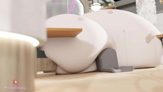 Ren 的特殊礼物 巨大的乳房扩张动画 （Prettyclicky）