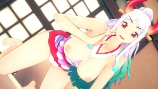 YAMATO get Fucked & CREAMPIED Hentai ONE PIECE 未经审查