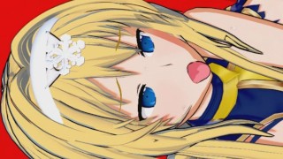 刀剑神域 - Alice Thighjob and Spooning Creampie 3D Hentai