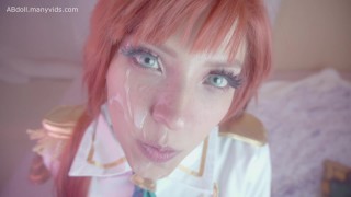 Lux 吮吸鸡巴以击败敌人的纽带