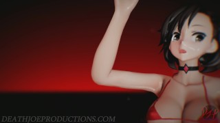 MMD SFW Mitsu 性感红 - Pjanoo 1086