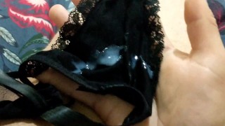Cock Exercise + Cumshot in Step Sis panties（粉丝可观看完整视频）