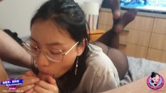 露脸口交