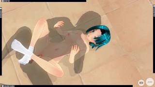 3D HENTAI 可爱的女孩骑着你的公鸡