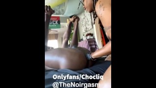Fisting ebony male sub 