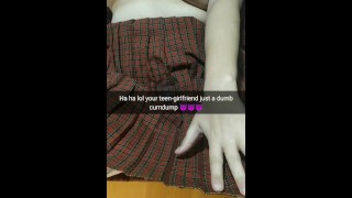 您的女学生女友在家庭聚会中欺骗您！ [戴绿帽的Snapchat汇编]