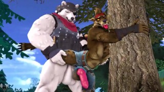 Bear fucks