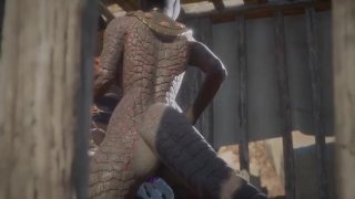 Dragon Futa 用她的爱繁殖 Naga Slut