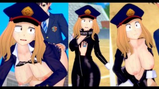 [无尽游戏 Koikatsu ！ ] 与 My Hero Academia 发生性关系 大山雀 Camie Utsushimi。 3DCG 色情动漫视频。