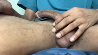 我的黑色弯曲鸡巴