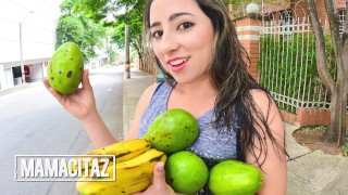 CARNEDELMERCADO - 性感的屁股拉丁裔弗朗西斯·雷斯特雷波 （Francis Restrepo） 已准备好让她的阴户用力钻探