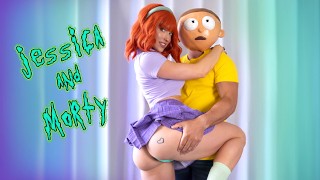 Rick和Morty系列-Morty终于给Jessica吃大鸡吧然后颜射了