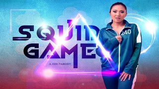 与亚洲人可能泰国人作为鱿鱼游戏VR色情的性生存模式