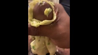 她点了带有额外 CUM 的墨西哥卷饼!!美食色情爱情