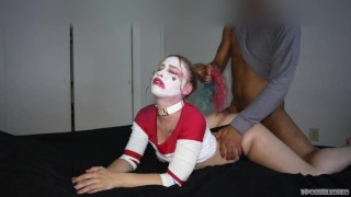 （2020） Harley Quinn Sucks BBC and Rides Cowgirl CREAMPIE ENDING（夜间版）（Remastered）