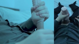 POV：西装少年乱搞 Fleshlight 直到他射精