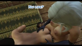 Futa 在万圣节派对上与 Guy 相互操