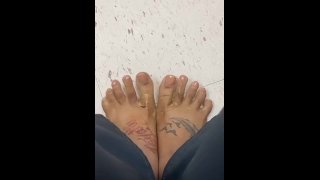 工作中的足部工作
