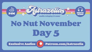 No Nut November Challenge - 第 5 天 [手淫] [品尝我的精液] [真正的湿猫] [ASMR]