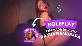 JOI ROLEPLAY | Sua namorada te liga no intervalo do trabalho e Guia sua Punheta  -  Yuna Kitty