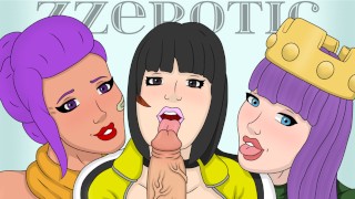 雪莉、凯利和弓箭手女王 - ZZEROTIC