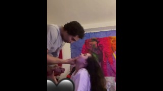 我和我的女朋友玩得很开心