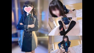 【Aliceholic13】乃木◯系 制服黒髪女子に敬語でドS淫語責めされながら、靴下オナホコキで性癖破壊負け犬大量射精をする動画【ありすほりっく】