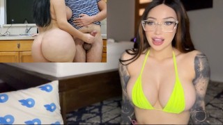 水晶欲望，色情 ASMR 反应，继子乱搞继母 - 业余 Willow Harper！