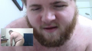 POV 胖大男孩让你在浴室里做口交，然后操你